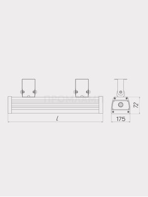 VSL Line Wash 147-22700-850-Д Опал схема размеры